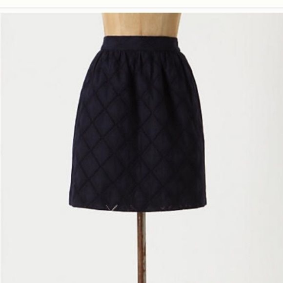 Anthropologie Dresses & Skirts - Anthropologie Tabitha Diamond Eyelet Skirt